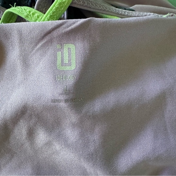 Ideology Women’s Blue Mesh Layered Tank Top NWT Size Large Activewear - Picture 8 of 8